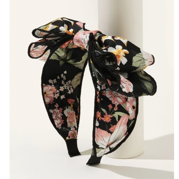 Floral Print Bow Cottagecore Headband main image 11